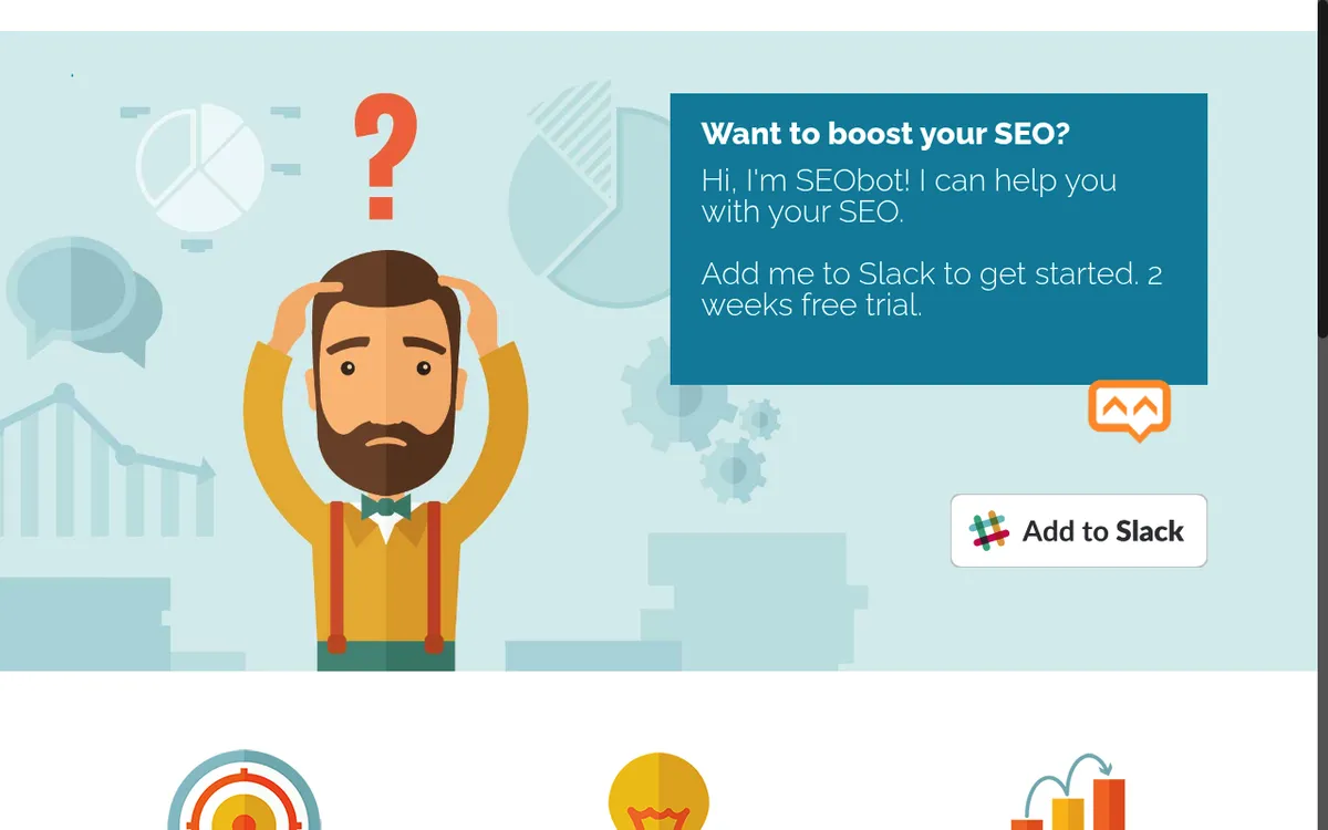 SEObot homepage