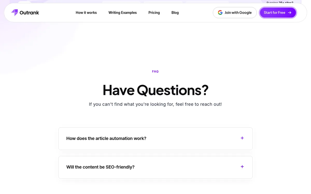 Outrank.so pricing and plan lineup page
