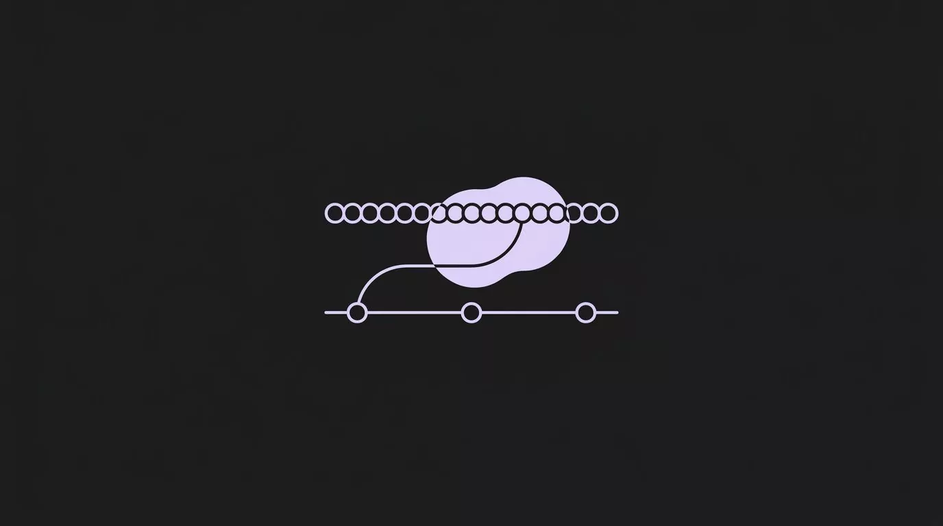 Leading and lagging content marketing metrics shown as two parallel tracks